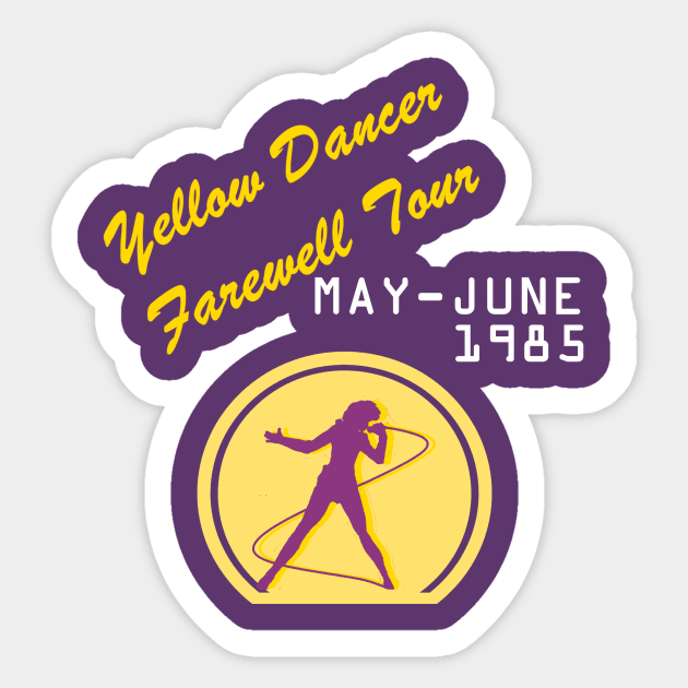 Yellow Dancer Farewell Tour Sticker by PotinaSeptum